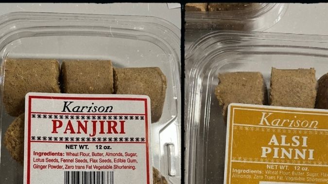 Snacks de Karison Foods presentan riesgo de alérgenos. Revisa tus envases de 355g con caducidad al 29/08/2026.