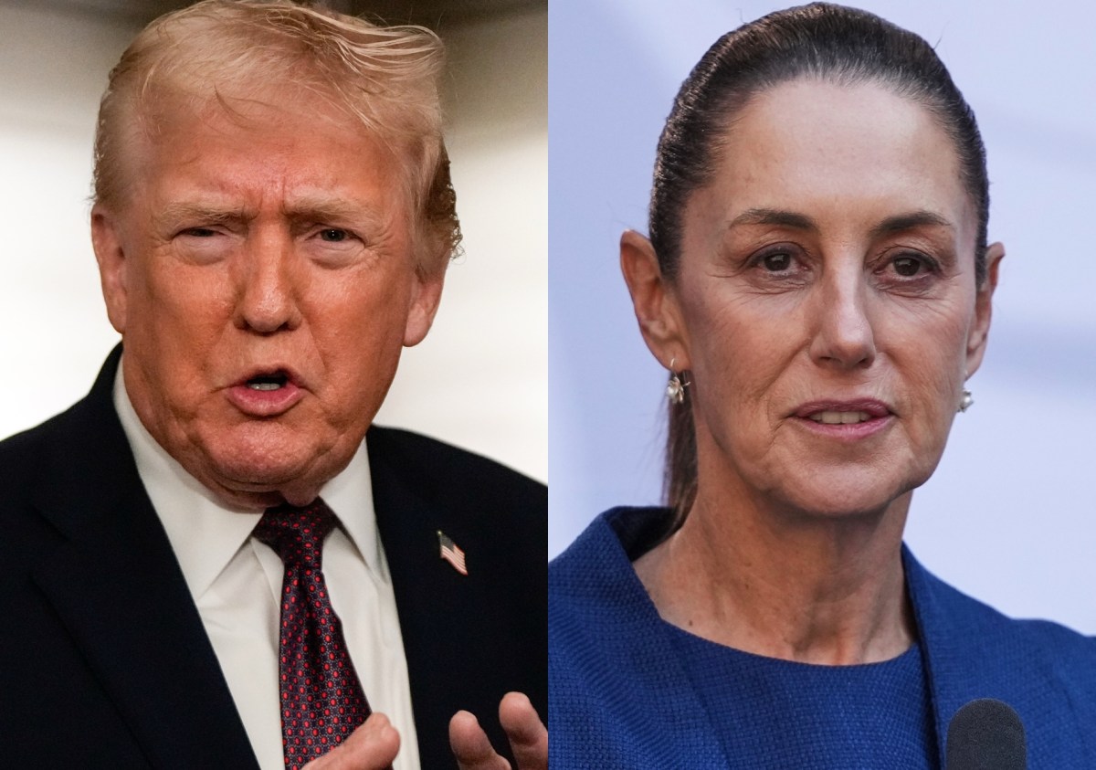 Claudia Sheinbaum le dijo a Trump que no apoya la “intervención” en Venezuela