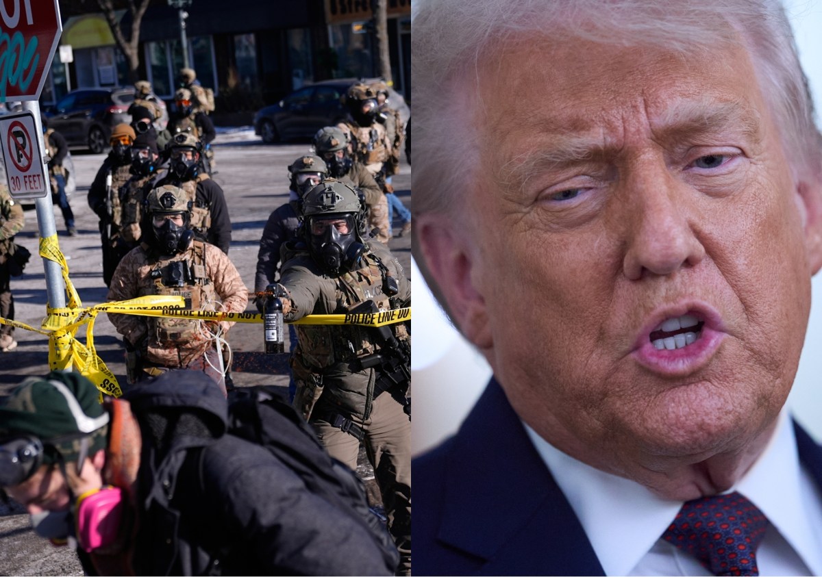 Trump arremete contra Tim Walz y Jacob Frey: “Están incitando a la insurrección”