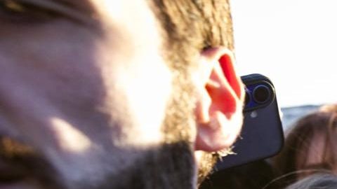 María Corina Machado tras su reunión con senadores estadounidenses.