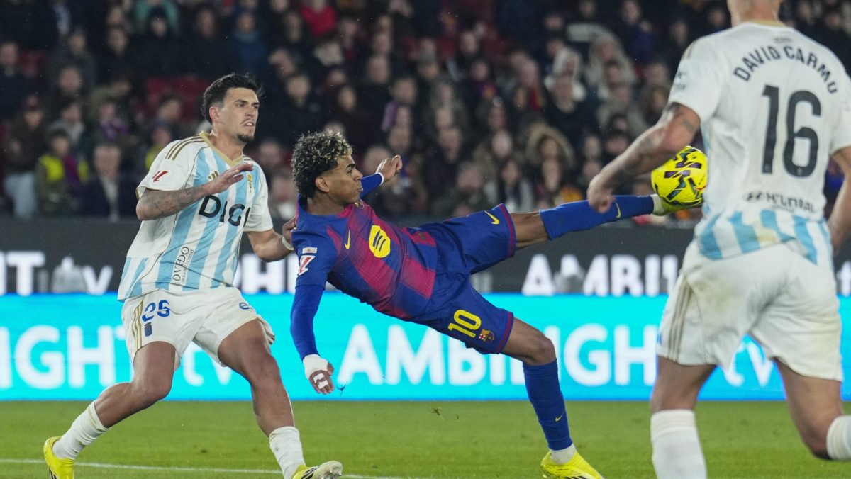 Lamine Yamal deslumbra con golazo de chilena para sentenciar el Barcelona vs. Oviedo (Video)