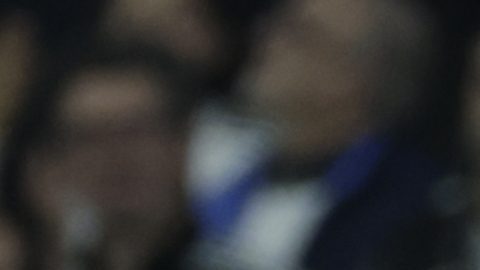 MADRID, 25/02/2026.- El delantero del Real Madrid Vinicius Junior celebra tras marcar el segundo gol ante el Benfica, durante el partido de vuelta de la fase de acceso a los octavos de la Liga de Campeones que Real Madrid y Benfica disputan este miércoles en el estadio Santiago Bernabéu. EFE/Juanjo Martín