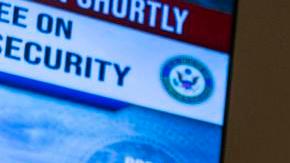 Los jefes de las dos principales agencias migratorias de Estados Unidos en la audiencia en el Congreso.