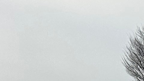 Hielo en el río Hudson, en el parque Little Island, en el barrio de Manhattan.