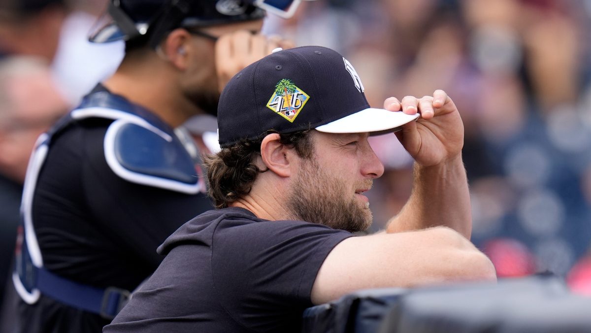 Gerrit Cole alcanza 96.9 mph en sesión de bullpen con los Yankees tras cirugía Tommy John