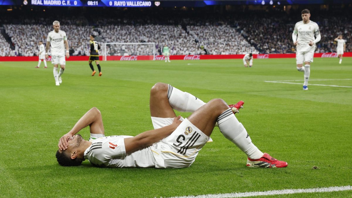 Jude Bellingham se lesionó en victoria del Real Madrid sobre el Rayo Vallecano