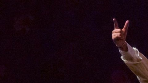 Bad Bunny durante un show en Puerto Rico