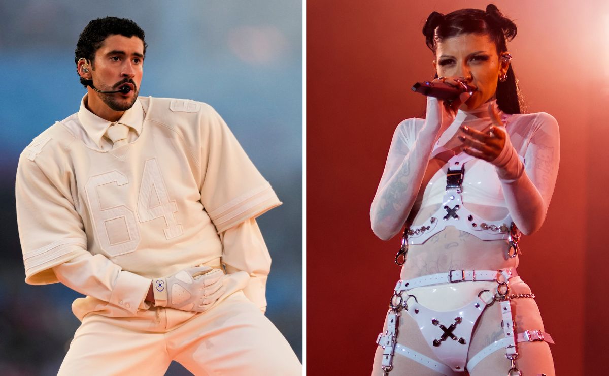 Cazzu fue invitada a la segunda fecha de Bad Bunny en Argentina