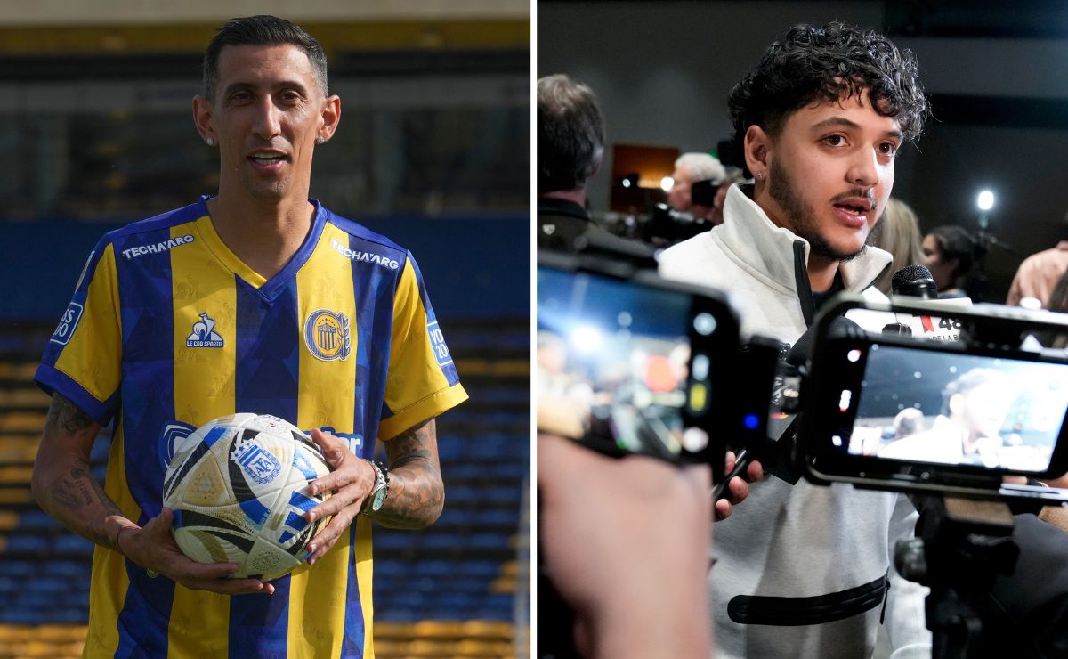 Ángel Di María envía mensaje a Andy Borregales antes del Super Bowl tras intercambiar jerseys