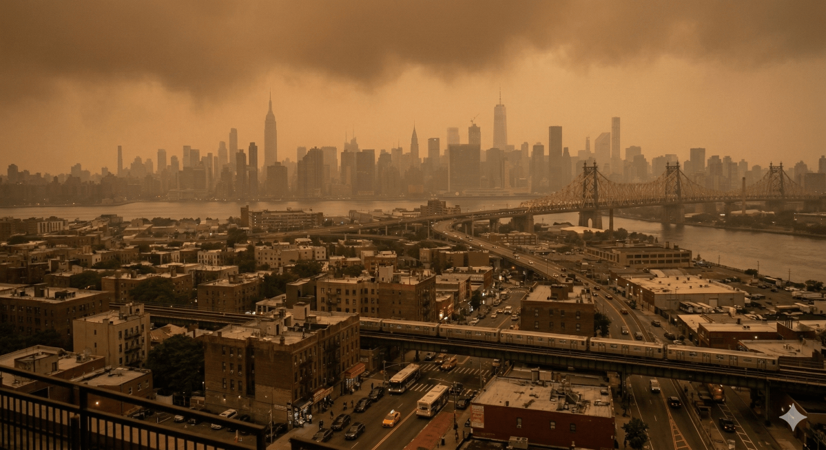 En Nueva York buscan declarar como “catástrofe” cuando la calidad del aire registre alta contaminación