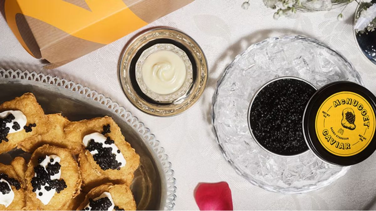 Nuggets crujientes y caviar: La propuesta de lujo de McDonald’s para San Valentín