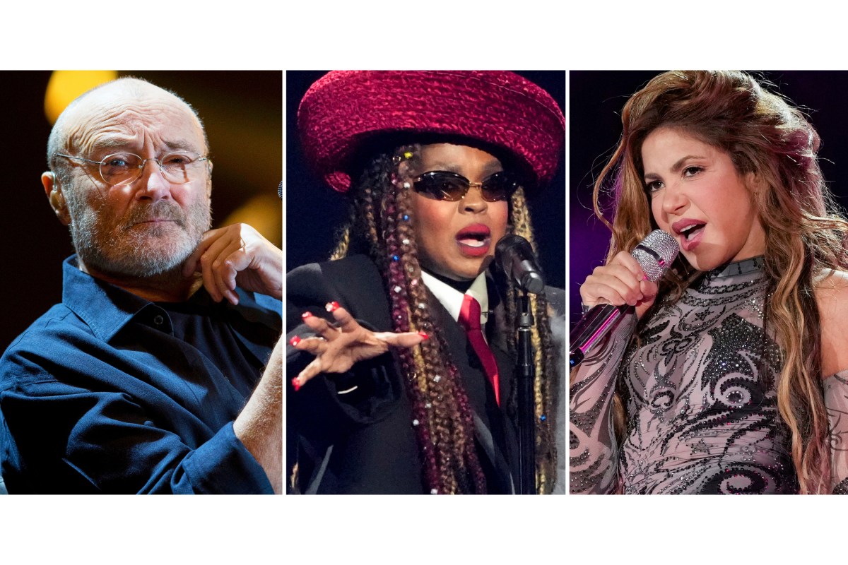 Shakira, Phill Collins y Lauryn Hill entre los nominados al Salón de la Fama del Rock & Roll 2026