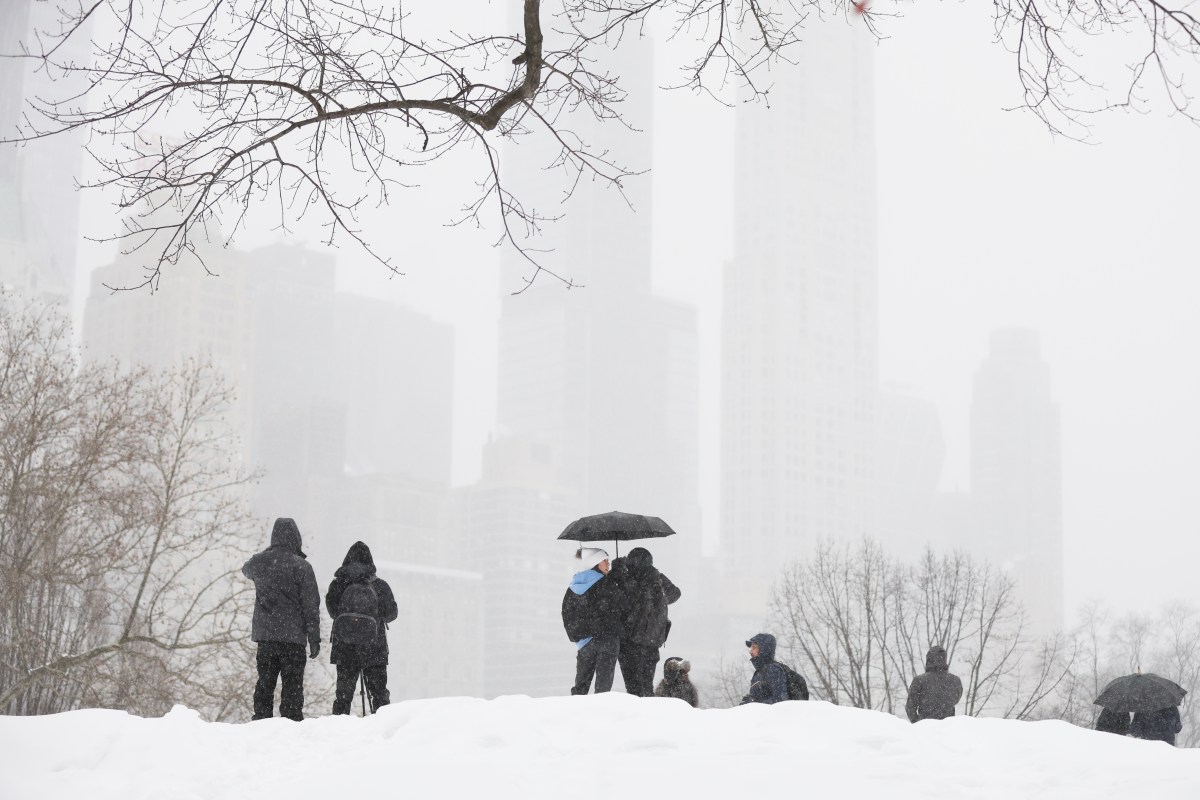 Tormenta invernal en Nueva York: mezcla de nieve y lluvia helada amenaza con hasta 12 pulgadas y vientos de 40 mph