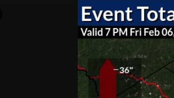 Pronóstico de nieve de la noche del viernes 6 de febrero al sábado 7 en NYC.