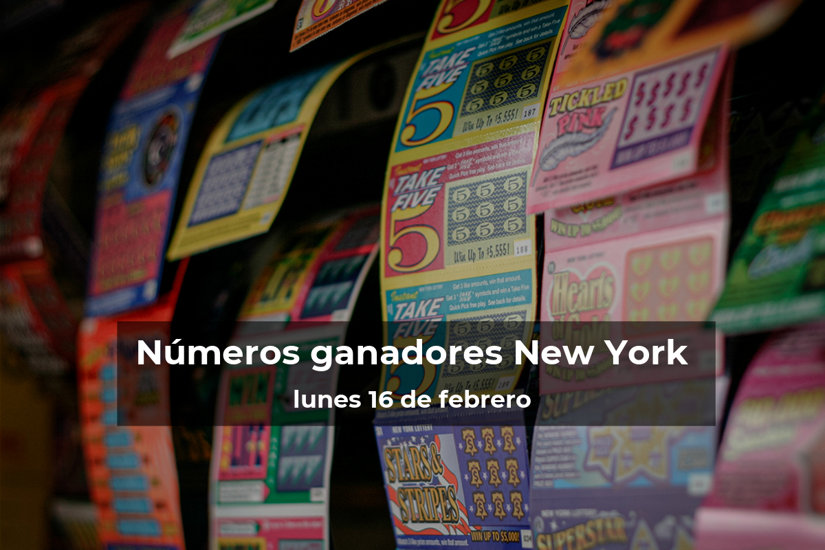 Lotería de Nueva York en vivo: resultados y ganadores del lunes 16 de febrero de 2026