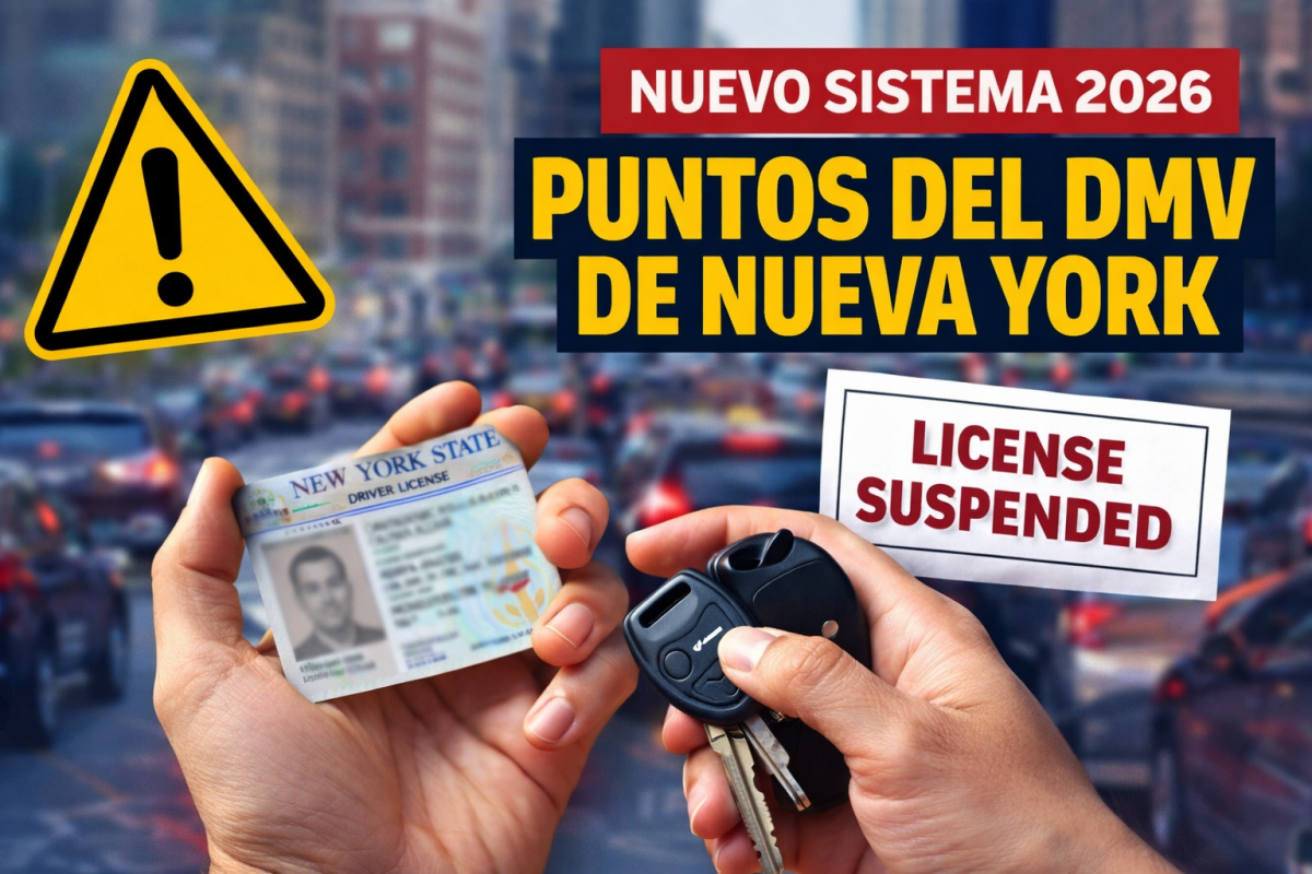 12 claves para entender el nuevo sistema de puntos del DMV de Nueva York en 2026