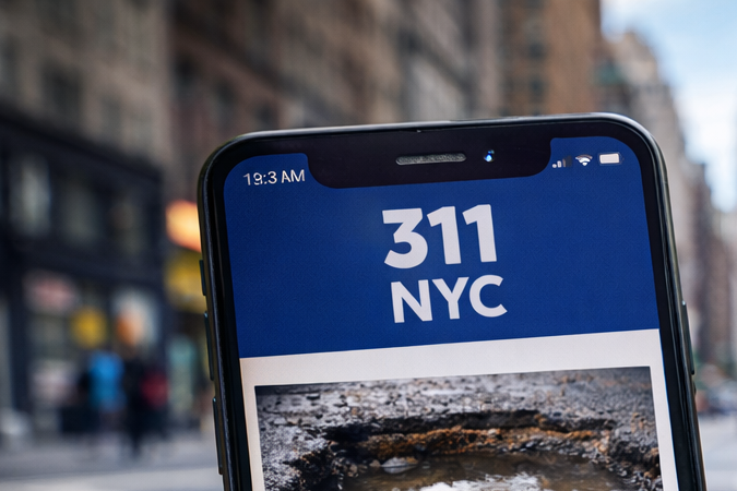 Reclamo daños auto Nueva York número para reclamar daños bache NYC