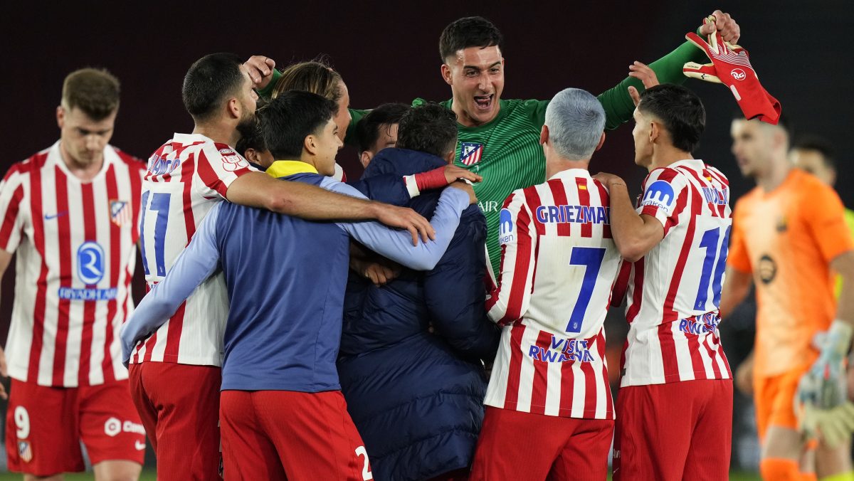 Atlético Madrid fue goleado por el FC Barcelona pero se metió en la final de la Copa del Rey