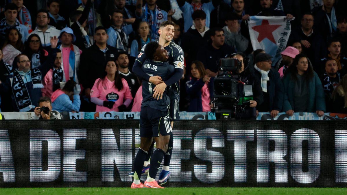 Valverde rescató al Real Madrid en el último suspiro ante el Celta de Vigo