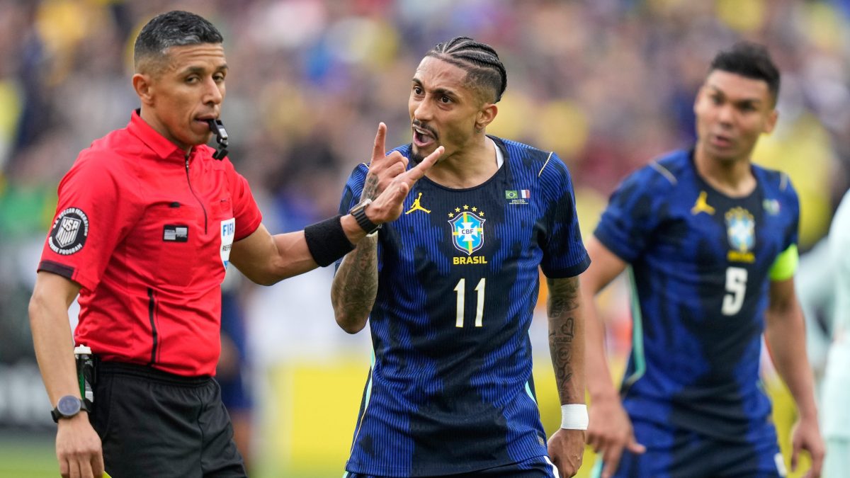 Carlo Ancelotti revela gravedad de lesión de Raphinha con Brasil