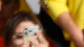 El delantero francés Désiré Doué (20) celebra tras marcar el tercer gol de su equipo durante el partido amistoso internacional de fútbol entre Colombia y Francia en Landover, Maryland, el domingo 29 de marzo de 2026.