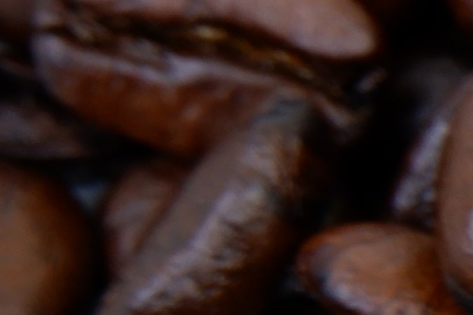 Imagen de granos de café y los formas de riñones