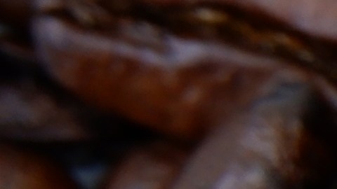 Imagen de granos de café y los formas de riñones