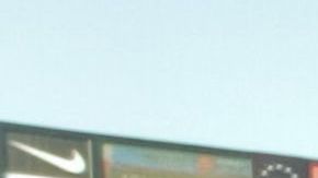 Baldomero Vélez, disfrutando de un duelo en el Camp Nou.