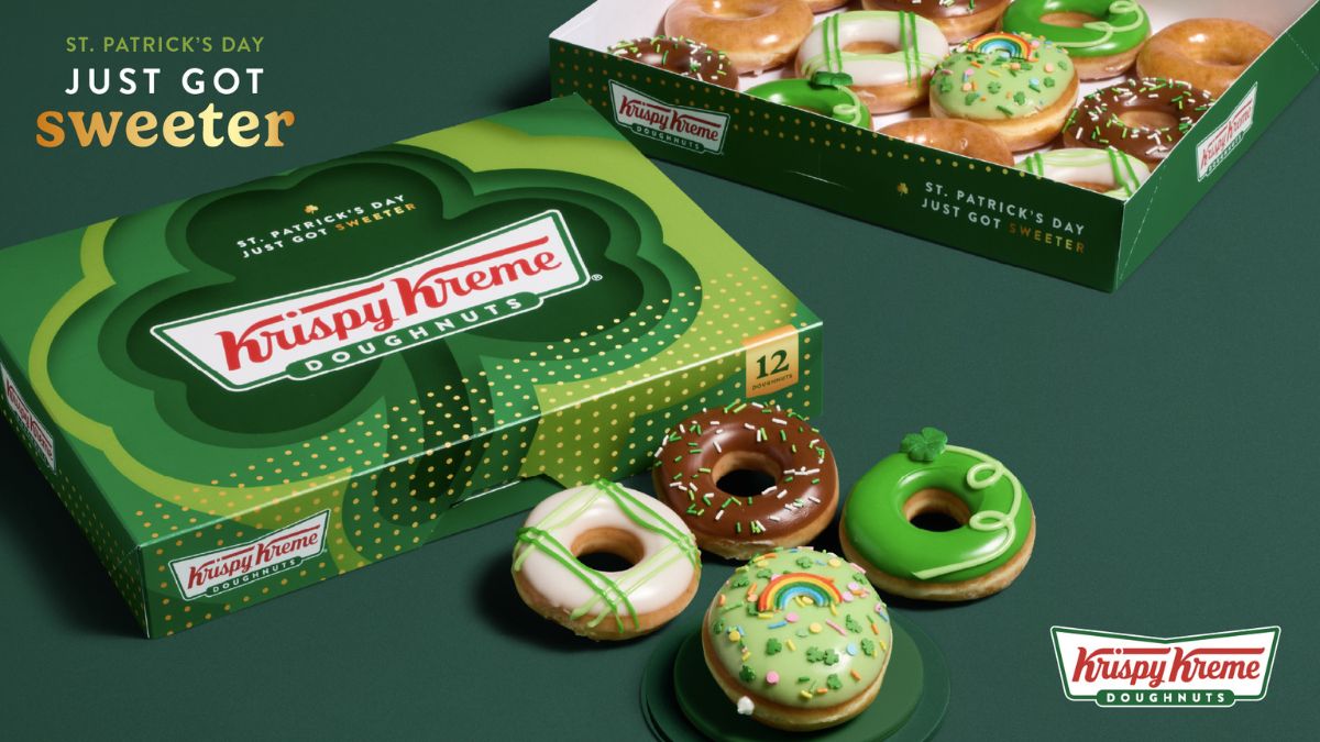 Krispy Kreme celebra San Patricio con una colección llena de suerte y donas gratis