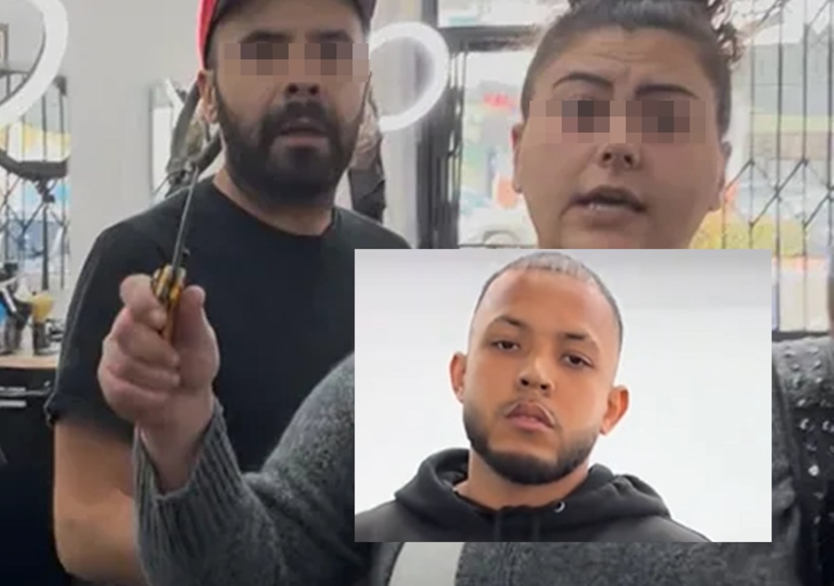 Mujer amenaza con una navaja a barbero latino en Los Ángeles: “Volveré y te mataré”
