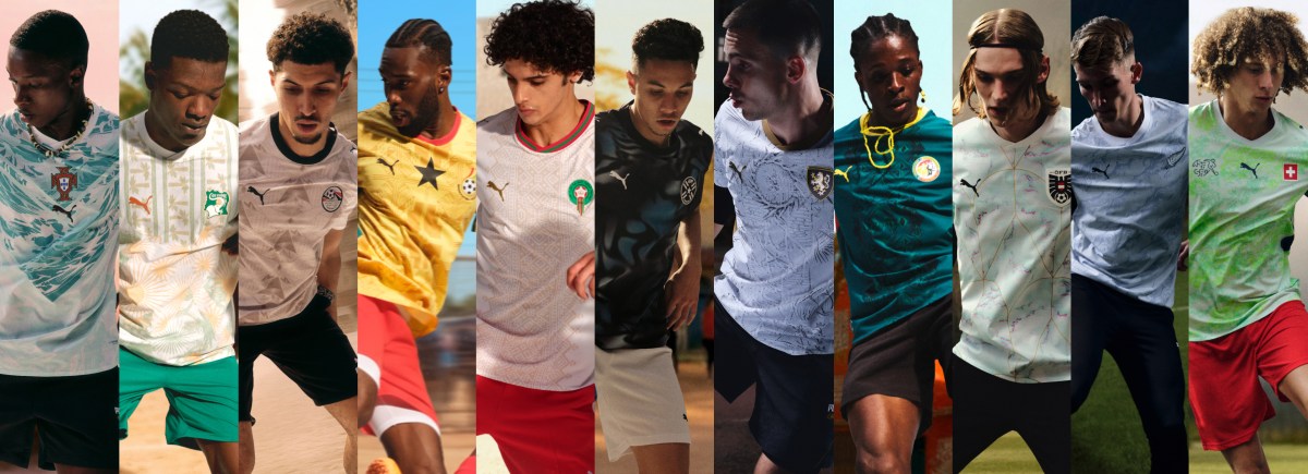 PUMA lanza las camisetas del Mundial para 11 selecciones con diseños basados en identidad cultural
