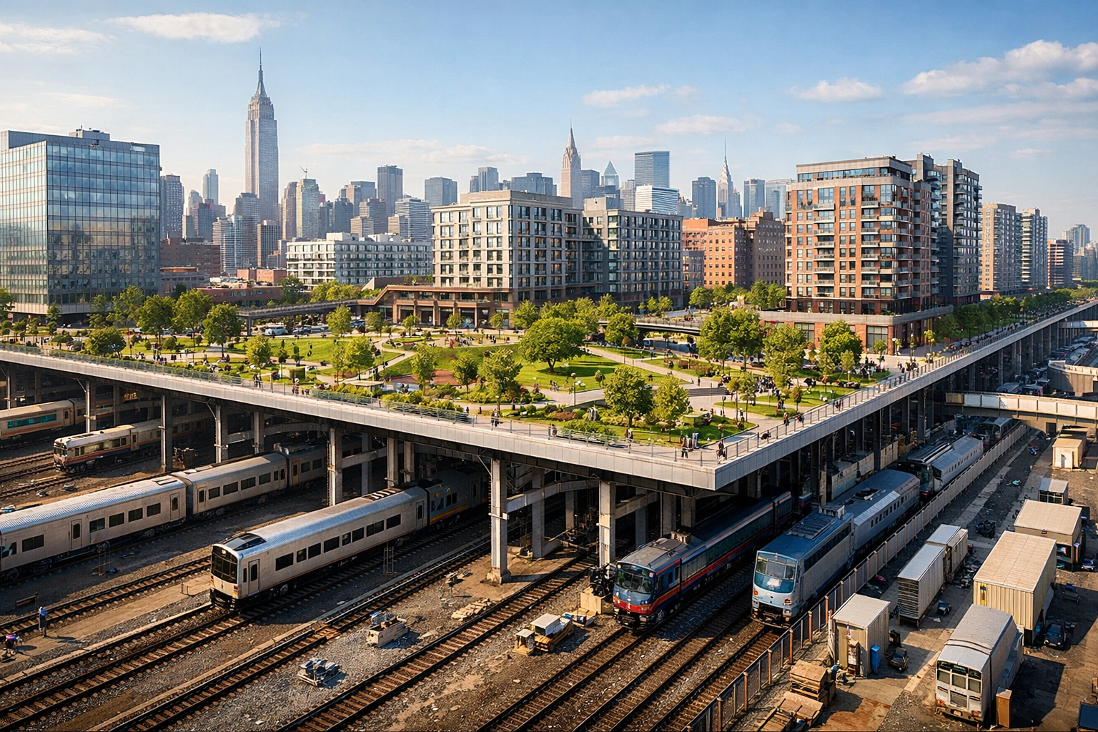 City Floats 12,000-Home Queens Build Over Sunnyside Yard, Dreams of Space at a Premium