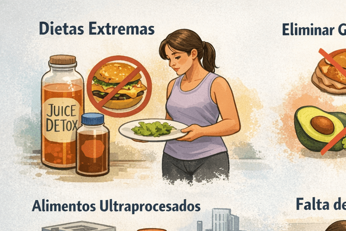 Cómo adelgazar rápido Infografía sobre lo que conviene y lo que hay que evitar para adelgazar