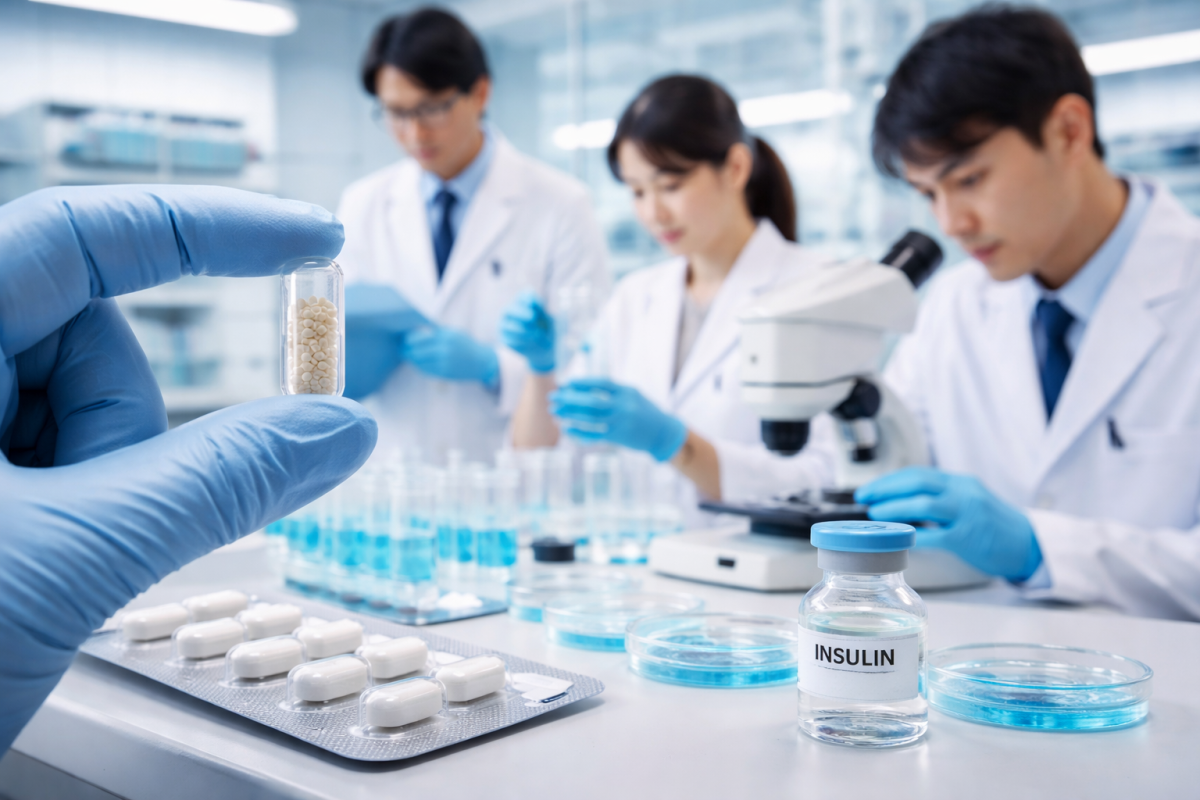Avance histórico contra la diabetes: científicos avanzan hacia una insulina en pastilla