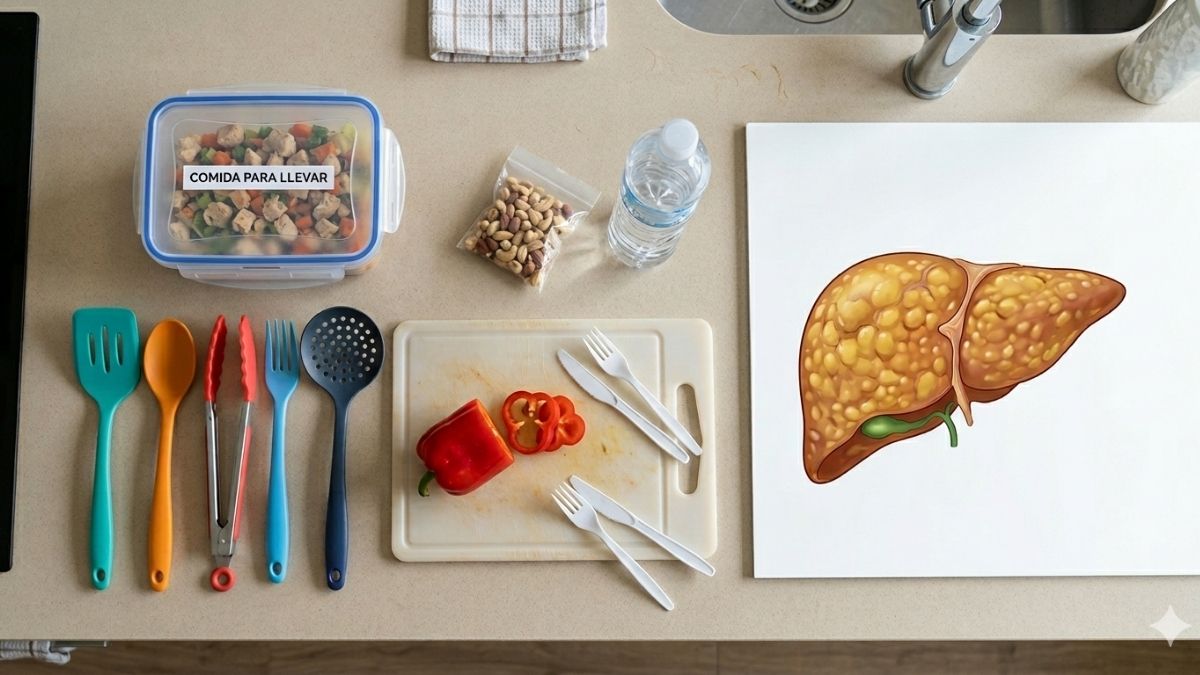 Cómo los utensilios de cocina de plástico aumentan el riesgo de hígado graso
