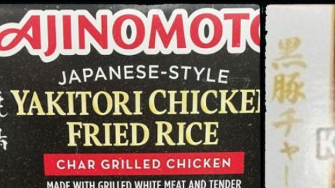 Productos de comida asiática congelada Ajinomoto y Trader Joe's sujetos a retiro por contaminación con vidrio en 2026.