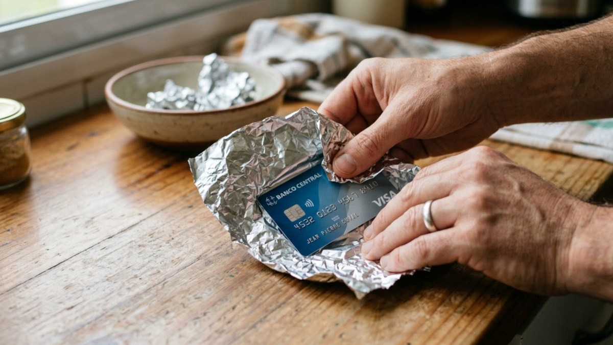 Envolver tu tarjeta de crédito y débito en papel de aluminio para evitar fraudes: ¿Realmente funciona?