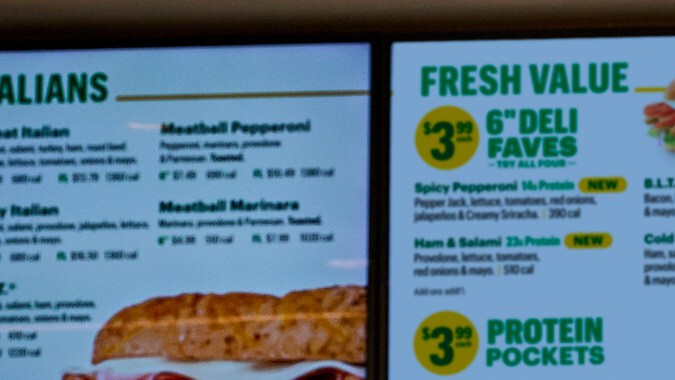 Subway's new Fresh Value Menu, available nationwide starting April 28, features 15 entrees under $5.
