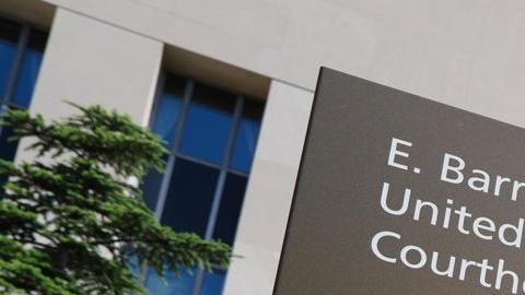 Fotografía que muestra la fachada del Tribunal Federal E. Barrett Prettyman este jueves, en Washignton (Estados Unidos).