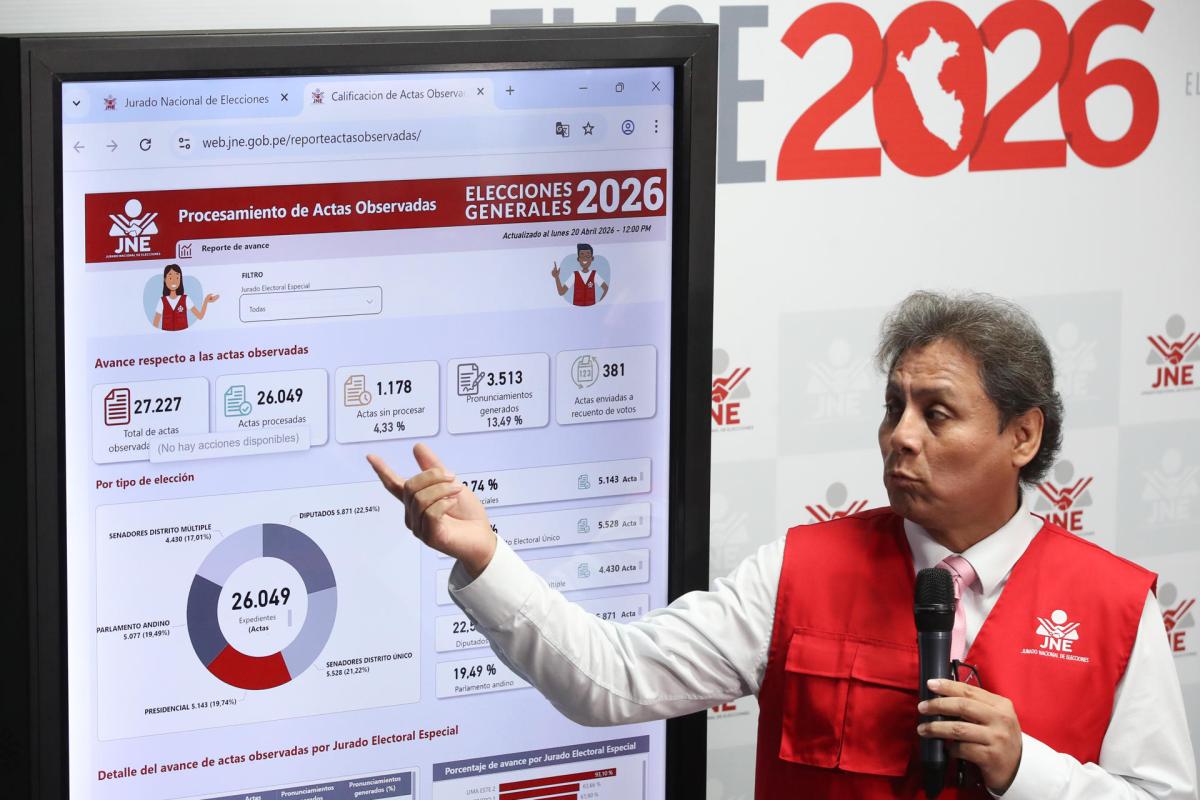 Perú: ente electoral entregará los resultados de las presidenciales el 15 de mayo