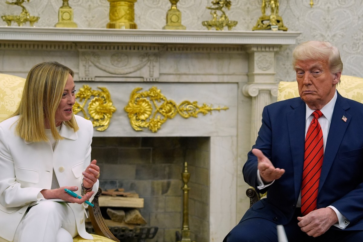 Trump afirma estar sorprendido por las críticas de Giorgia Meloni: “La inaceptable es ella”