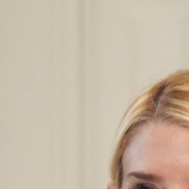 La ahora exfiscal general Pam Bondi y el presidente Donald Trump.