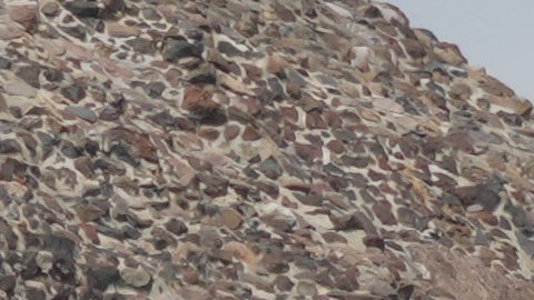 Personal forense retira el cuerpo de una víctima de una pirámide luego de que un hombre armado abriera fuego en Teotihuacán.