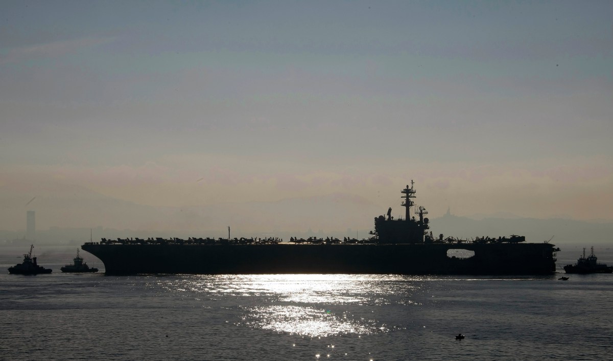 Portaaviones estadounidense rodea África y podría sumarse al desplegado en Medio Oriente