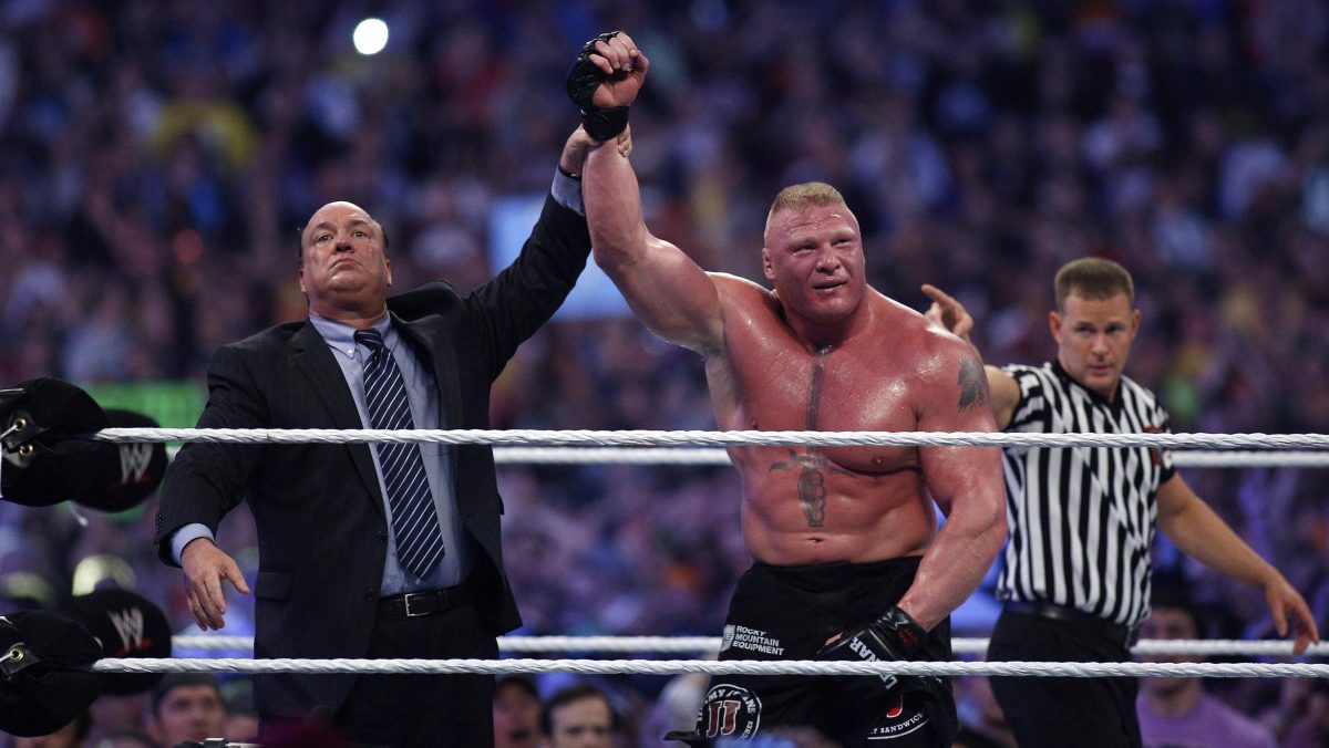 Brock Lesnar anunció su retiro con gesto simbólico tras perder en WrestleMania 42