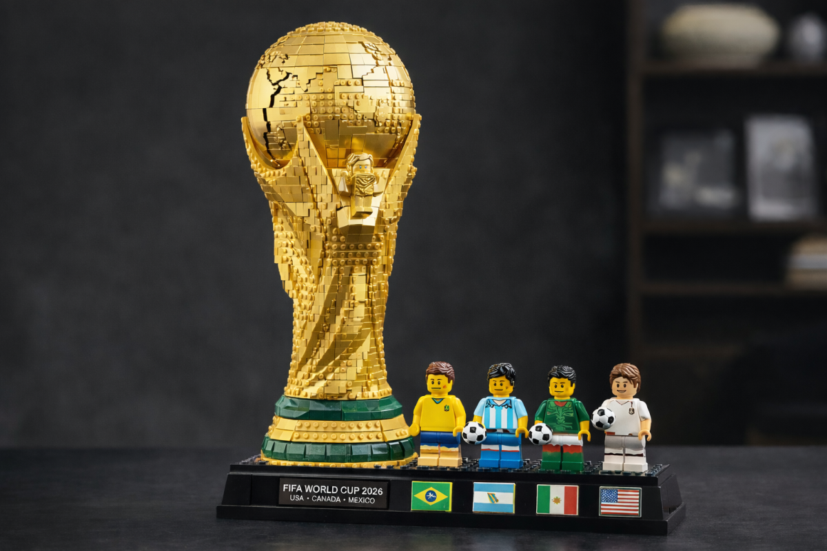 Cuesta $200 y tiene 2.842 piezas: así es la Copa del Mundo de LEGO que ya buscan los fans