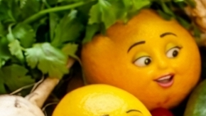 Frutas y vegetales animados