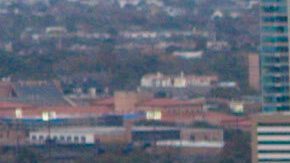 Vista aérea del NRG Stadium, uno de los estadios que albergarán partidos de la Copa Mundial de la FIFA 2026.