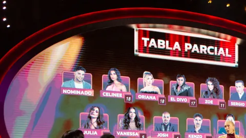 Escenografía de “La Casa de los Famosos 6” durante una dinámica de la octava semana del reality.