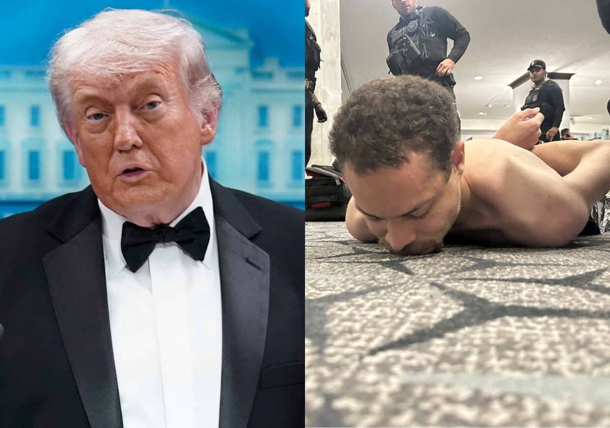Trump califica de “persona enferma” al hombre que disparó durante cena en Washington